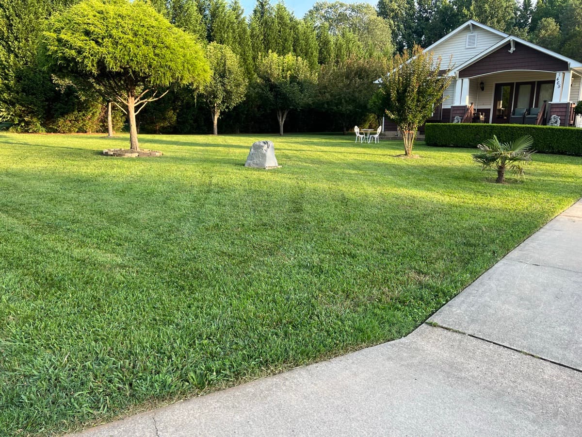 Marina Lawn Care — lawn care job photo