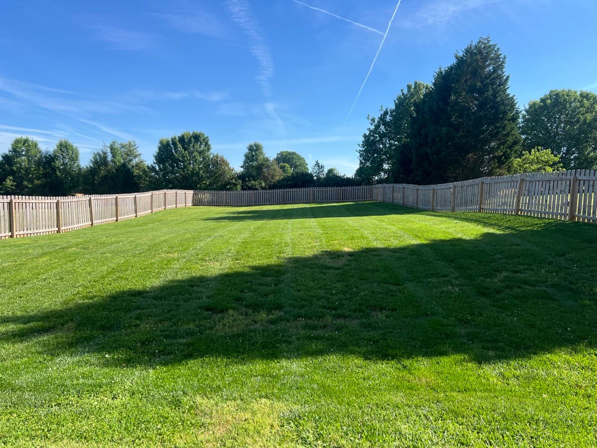 Marina Lawn Care — lawn care job photo