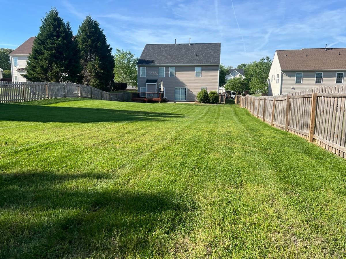 Marina Lawn Care — lawn care job photo
